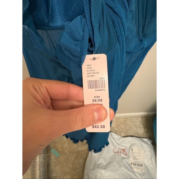 NWT Cacique Blue Babydoll 26/28 - Picture 2 of 4